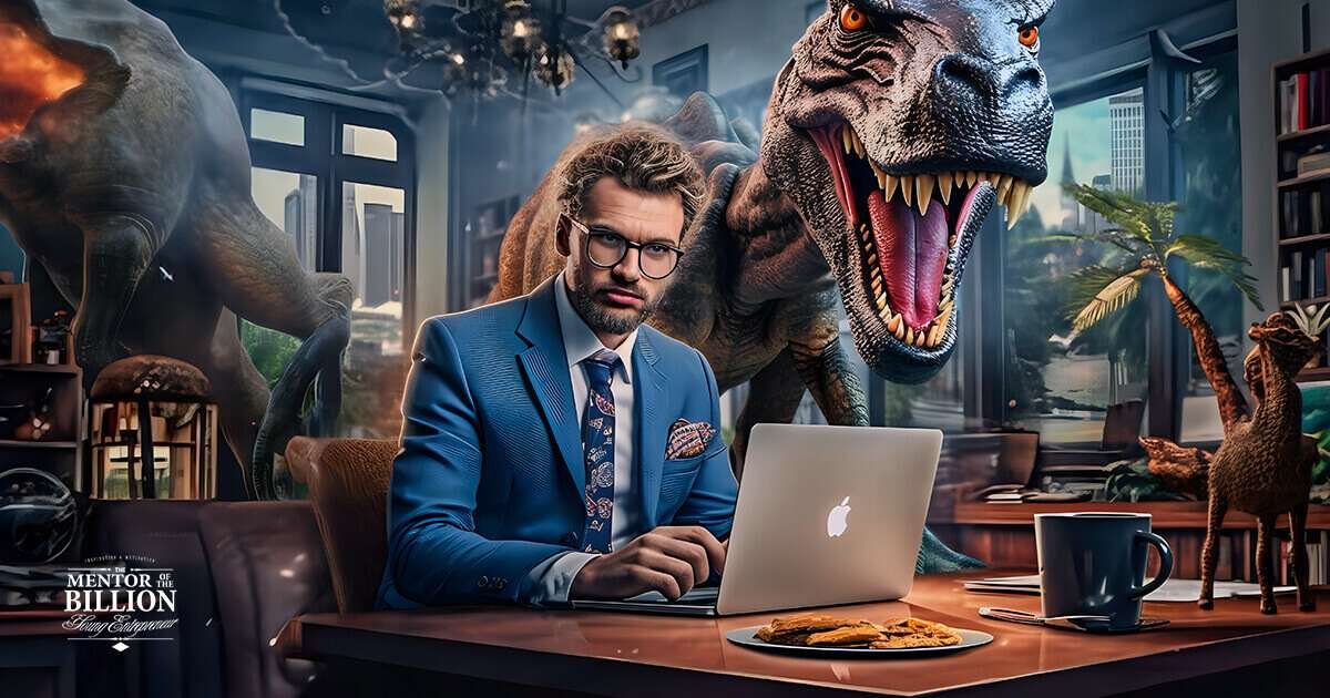 empresario creativo usando dall e